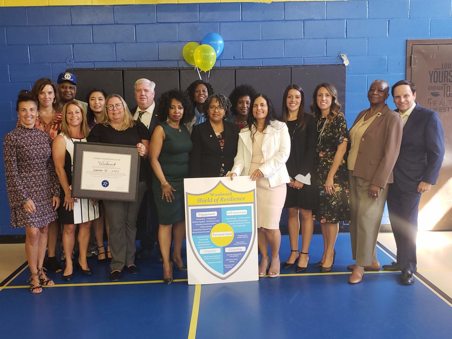 Confronting the traumatic Woodward School receives special